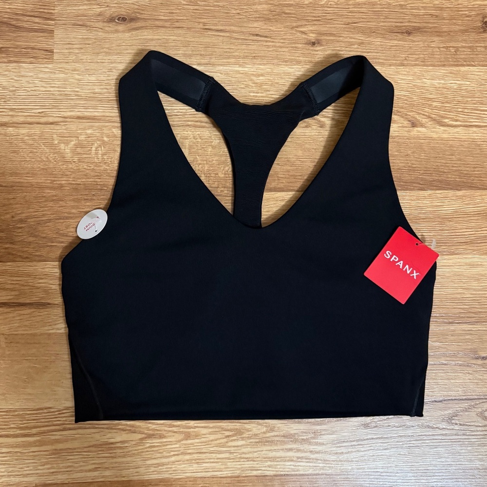 NWT SPANX Longline Medium Impact Sports Bra